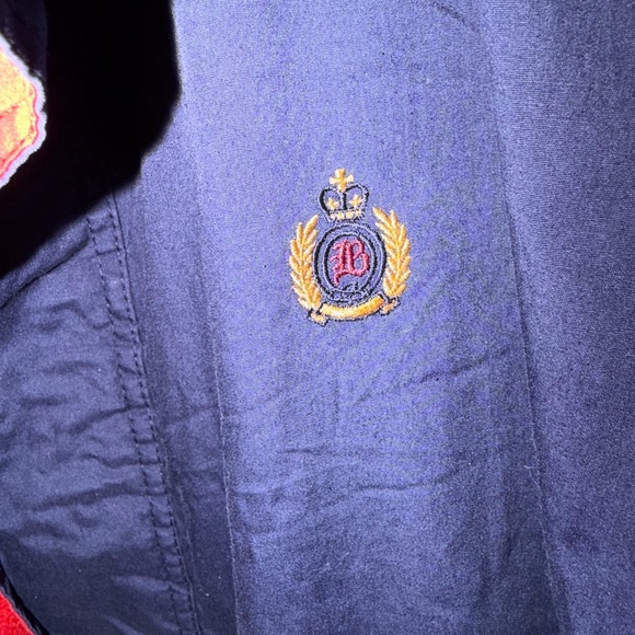 Bugle Boy Navy and Red Windbreaker - Picture 2 of 5